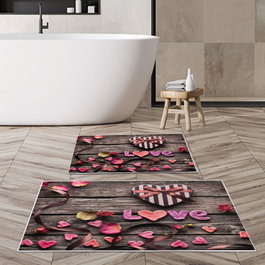 Mijölnir Juego de alfombrillas de baño Kt427 Multicolor